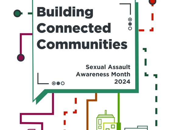 A poster describing Sexual Assault Awareness Month.